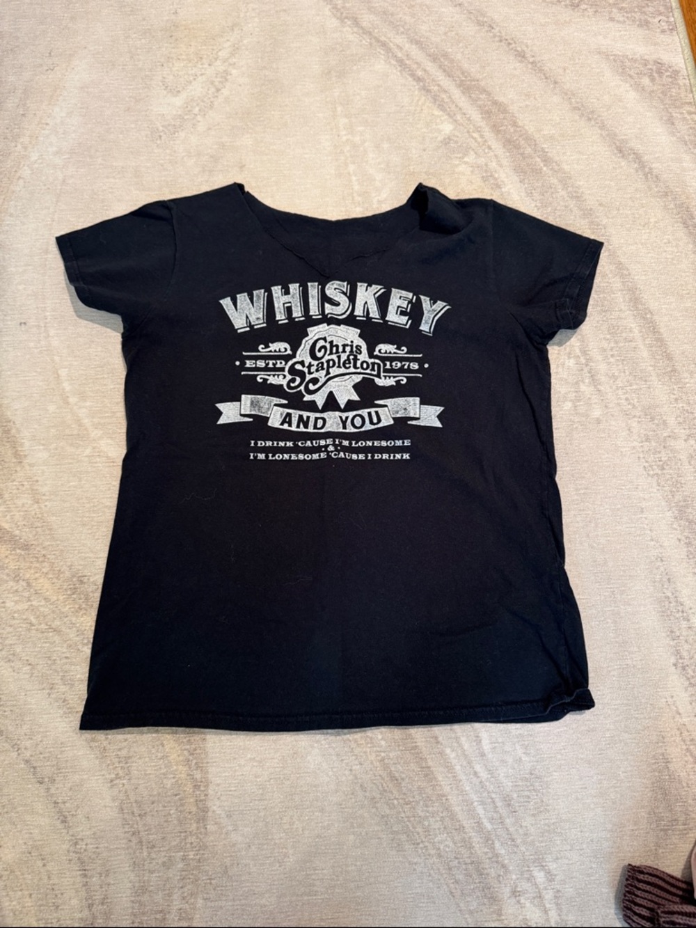 Black Kids' Graphic Tee - Whiskey And You